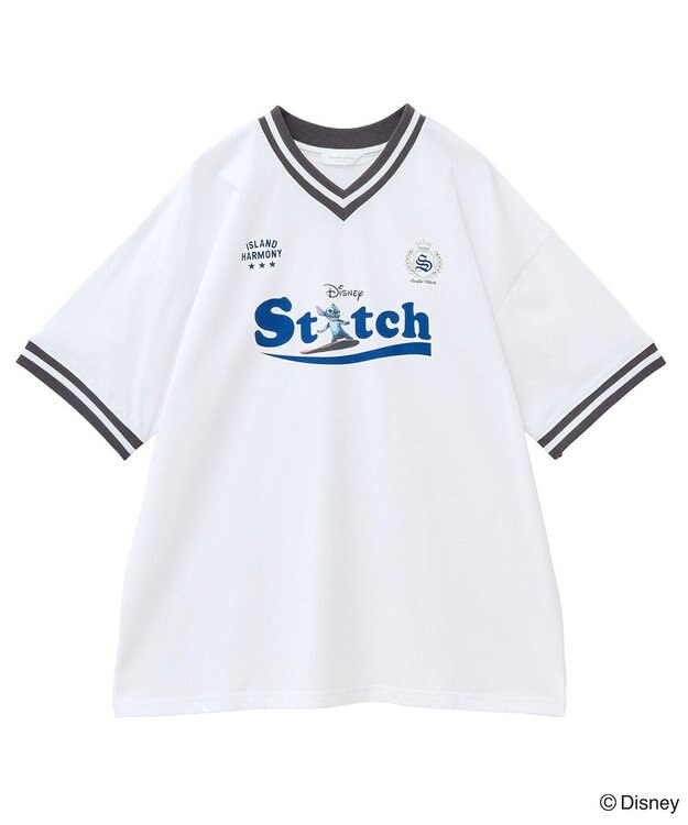 Green Parks スティッチ／ゲームＴシャツ White