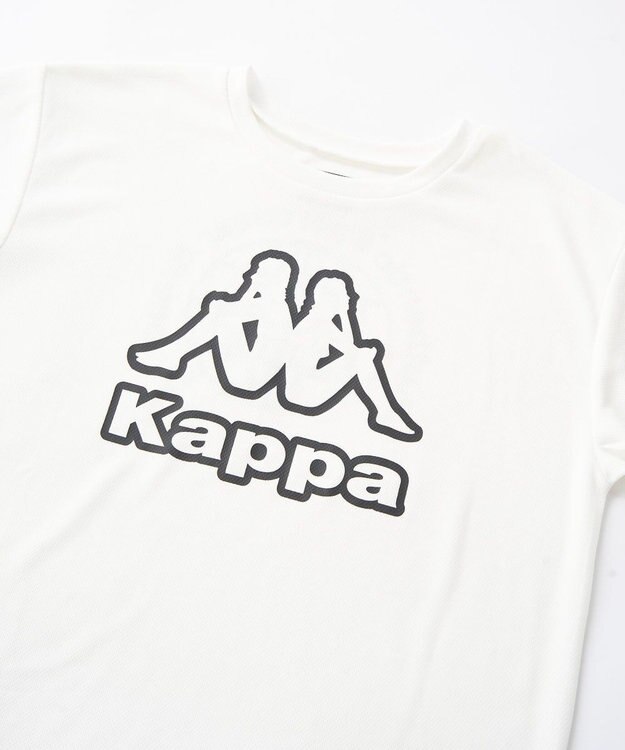 OP／FILA 【Kappa】ブランドモチーフTシャツ ホワイト