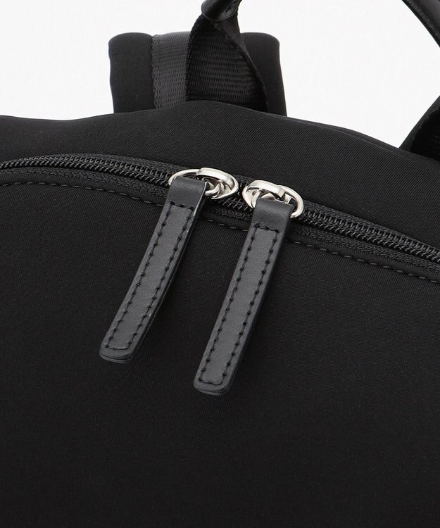 ICB 【A4サイズ収納可】ダイバー素材８ポケットリュック ブラック系