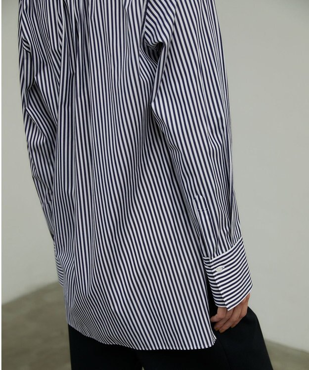 BEIGE， ALBERT / ギャザーブラウス Navy St.