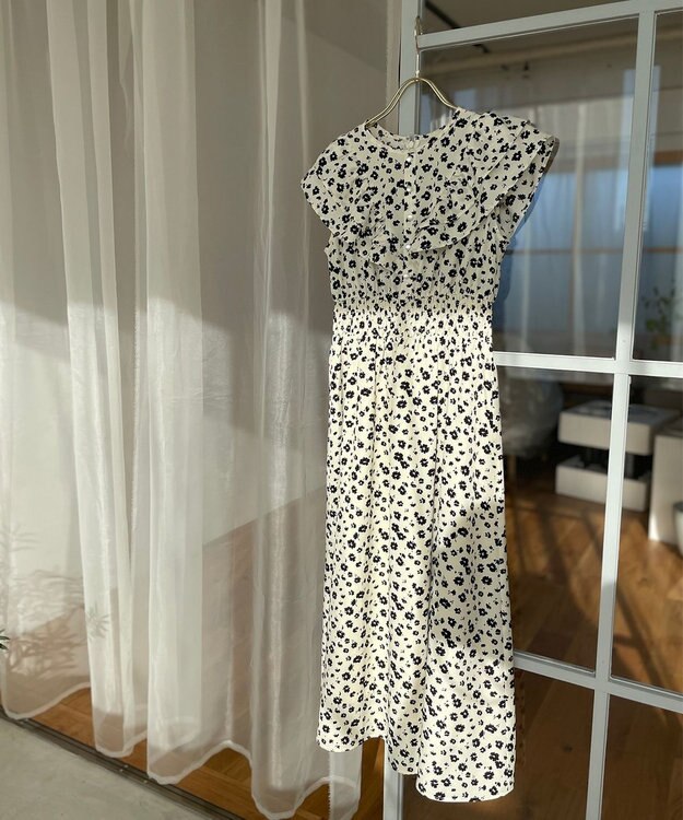 Feroux 【美人百花7月号掲載】フラワープリント ワンピース アイボリー系9