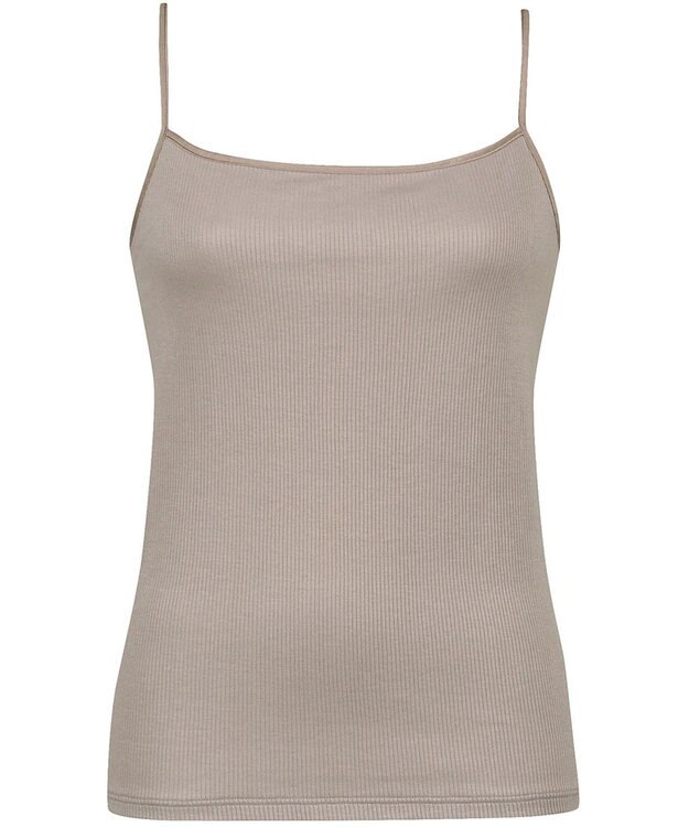 Wing キャミソール 【ブラがひびきにくいリブインナー】 ブラがちら見えしにくい 肌側綿100%(身生地部) 吸汗速乾性(身生地部) EL1010 ウイング／ワコール ブラウン