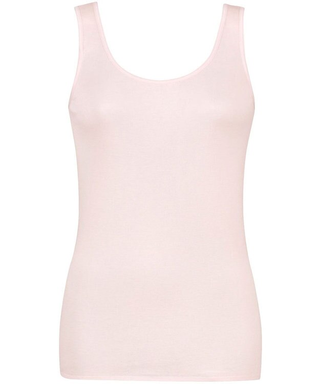 Wing インナー 綿100％ さらっと快適 抗菌防臭加工(身生地部) 【綿100% ひびきにくいタイプ】 ノースリーブ タンクトップ 春 夏 EL1174 ウイング／ワコール ピンク