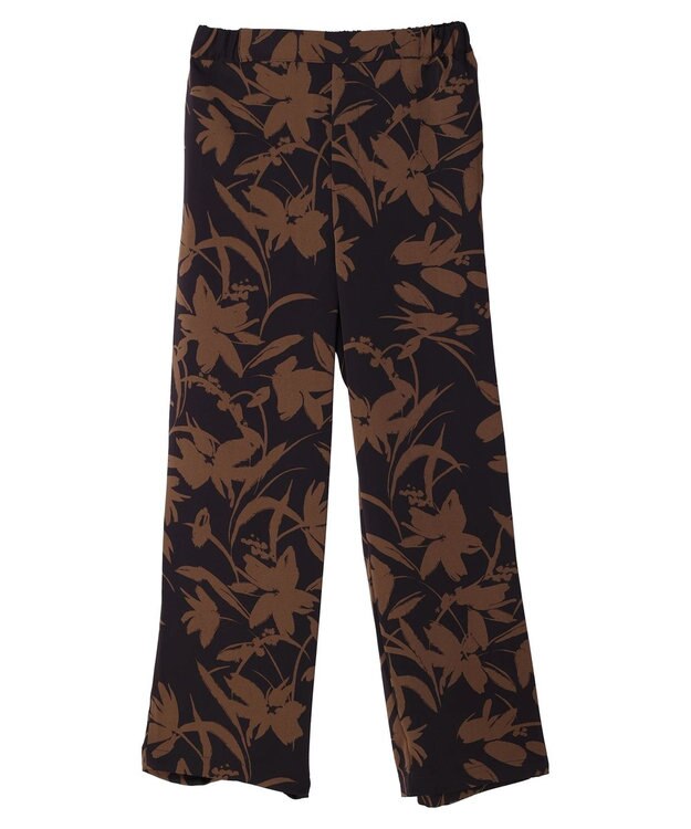 AMERICAN HOLIC サラッとＬｅａｆモチーフパンツ Brown