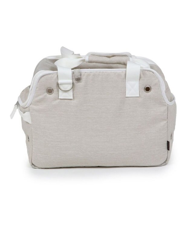 PET PARADISE ペットパラダイス 四角キャリーバッグ  小型犬 パイピング ベージュ