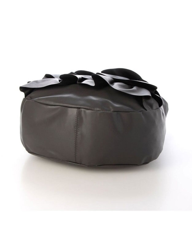 UNBILLION カシュカシュ cachecache / フリルトートバッグ ダークグレー