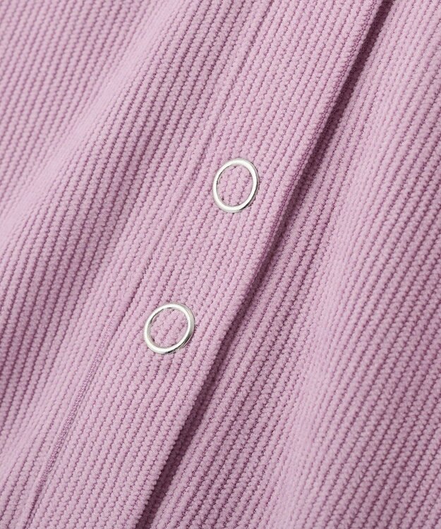 CRAFT STANDARD BOUTIQUE リングドットボタンカーディガン Pink