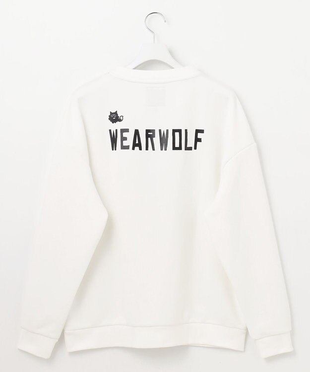 PW CIRCULUS 【MEN】ウルフモチーフスエット ホワイト系