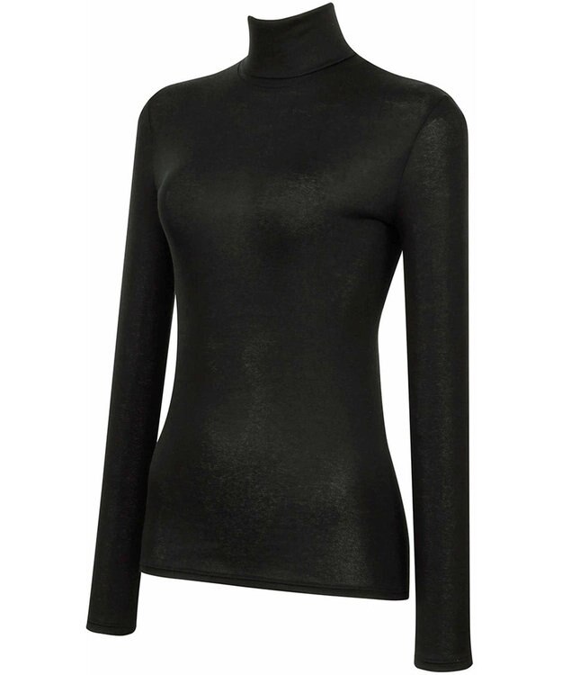 WACOAL あったかインナー 肌あたりがやさしい あたたかい 長袖 アウタータイプ レディース CLD727 /ワコール ブラック