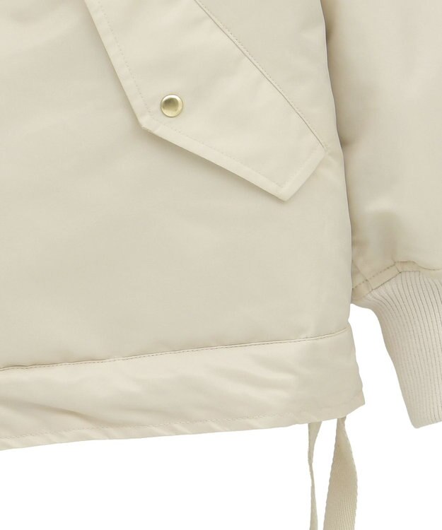 earth music&ecology リバーシブルMA-1 Light Beige