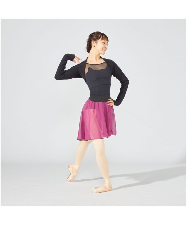 Chacott アームカバー ブラック