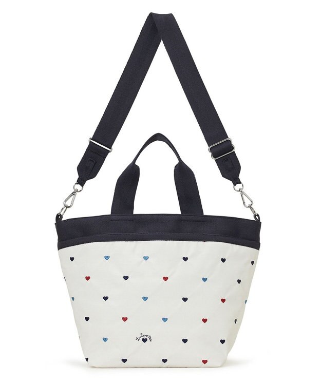 LeSportsac BUCKET TOTE/トリコロールハートエンブロイダリー トリコロールハートエンブロイダリー