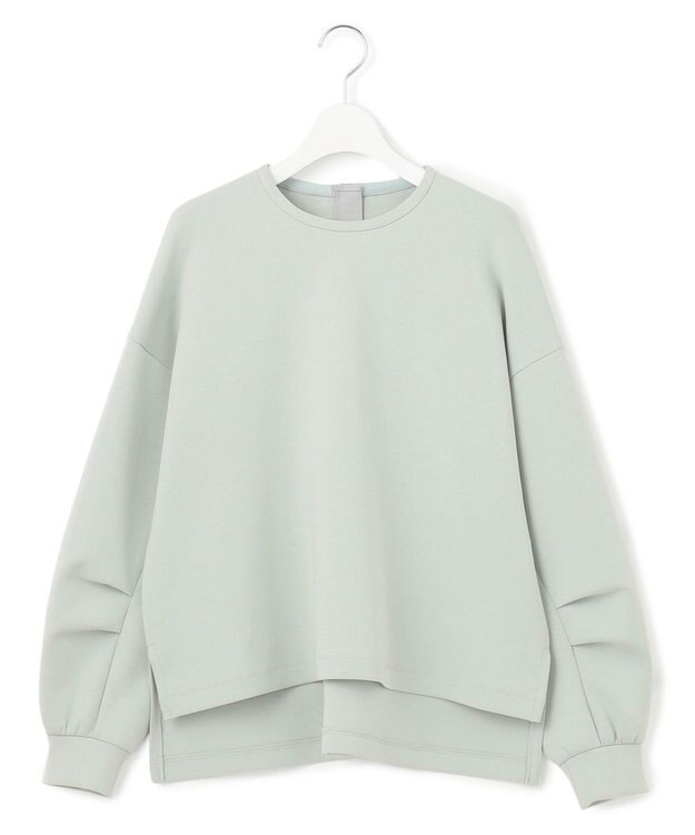 23区 【洗える】コンフォートダンボールジャージー カットソー スモーキーグリーン系