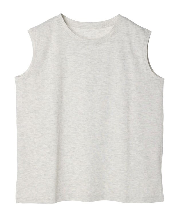 Green Parks 汗染み防止ノースリーブプルオーバー Light Gray Mixture