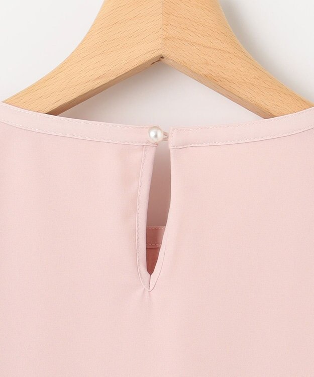 組曲 S 【WEB限定】ジョーゼットシフォンプリーツ ブラウス ピンク系