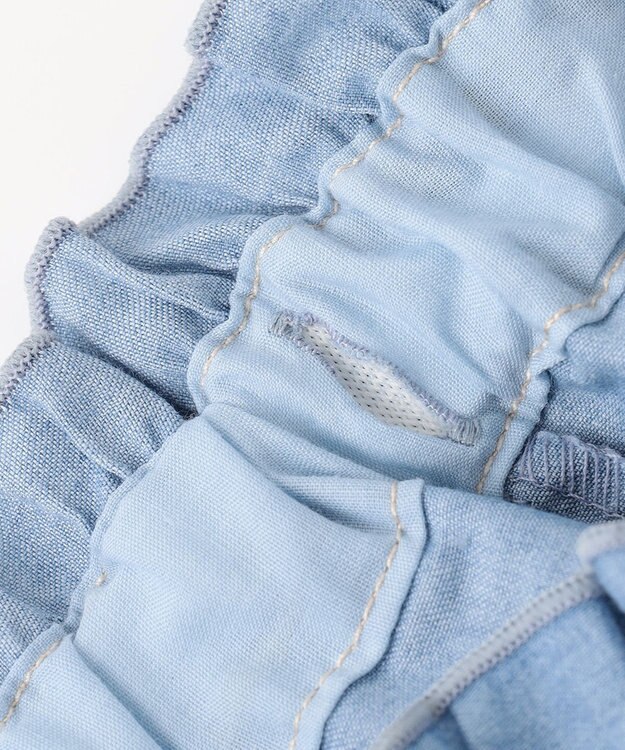 ANY KIDS デニム ワイド パンツ ブルー