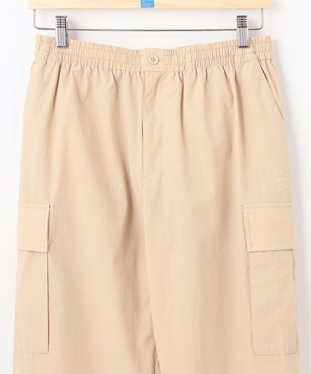 SHARE PARK LADIES 【撥水・UVカット・ストレッチ・軽量 】ナイロンカーゴパンツ（Mサイズ） ベージュ系