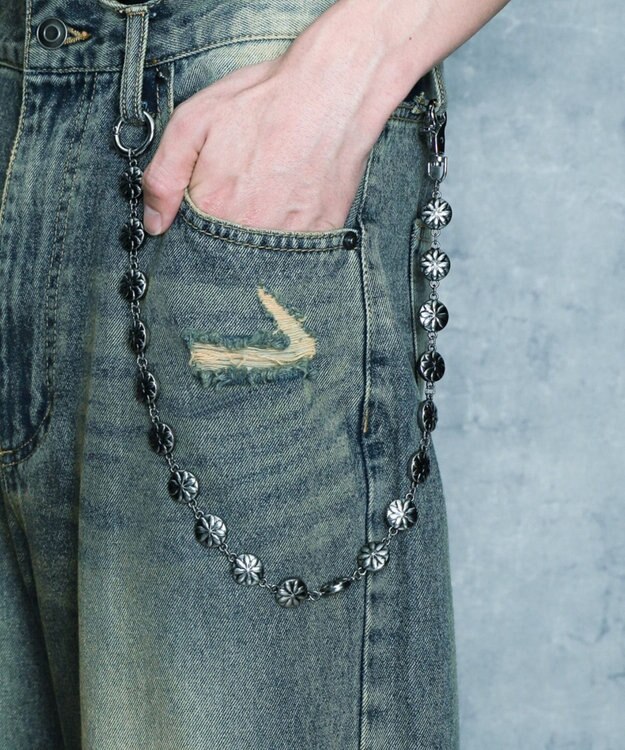 WEGO Mモチーフウォレットチェーン 柄4