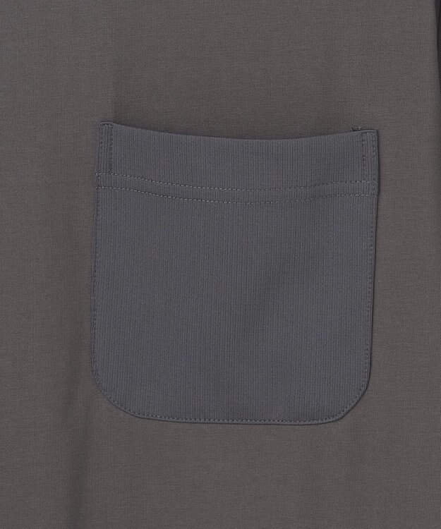 JOSEPH ABBOUD MOUNTAIN 【太陽光熱をコントロールする高機能素材】SOLAMENT ベア天竺Tシャツ グレー系