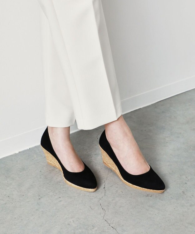 gaimo 【GAIMO/ガイモ】ポインテッドエスパドリーユパンプス/TEVA-RS ブラック