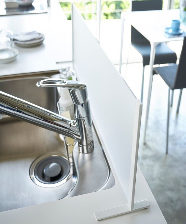 tower シンク水はね防止スタンド プレート ホワイト ホワイト