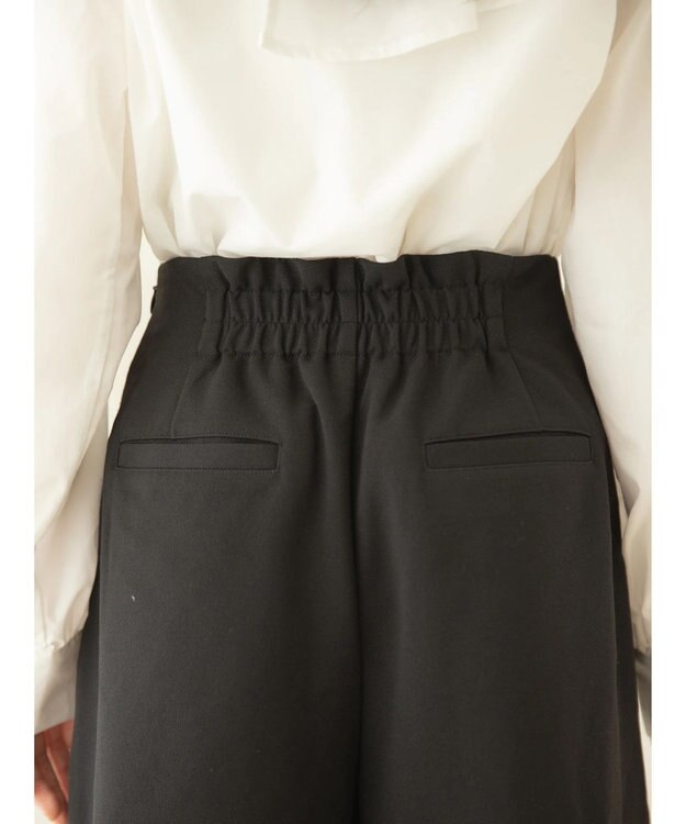 earth music&ecology カットツイルショートパンツ Black