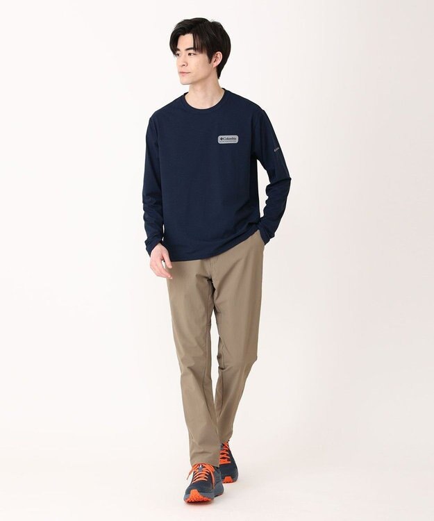 Columbia Columbia/ ライトキャニオングラフィックロングスリーブTシャツ /コロンビア Collegiate Navy