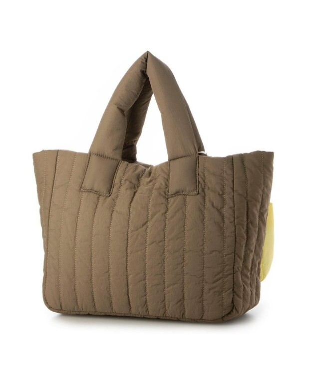 UNBILLION 【テレビ ドラマ着用アイテム】カシュカシュ cachecache / 親子キルティング刺繍トートバッグ カーキ