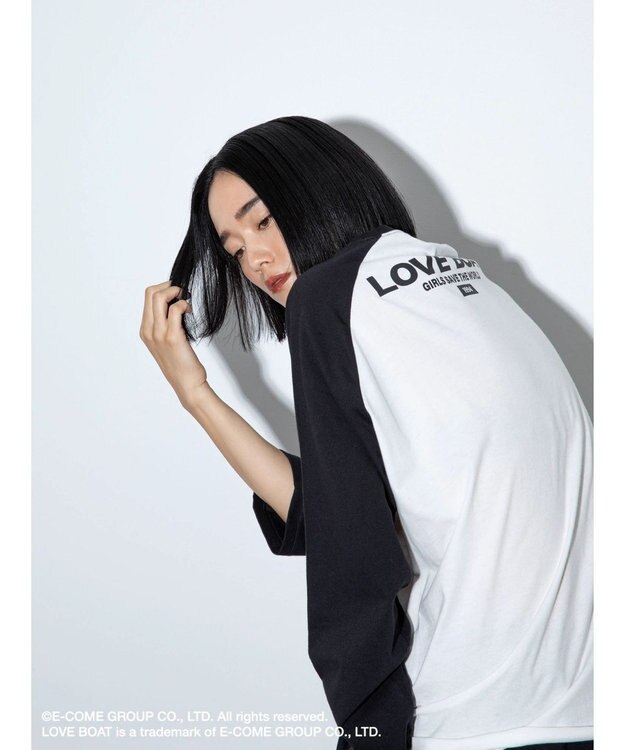 Green Parks ■別注　ＬＯＶＥ　ＢＯＡＴ　ラグランロンＴ Black