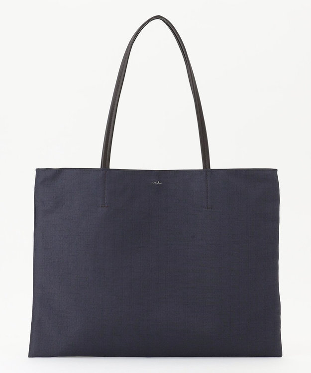 airlist 【日本製・エコ素材】トートバッグ (A4横)  Linere リンネル ネイビー