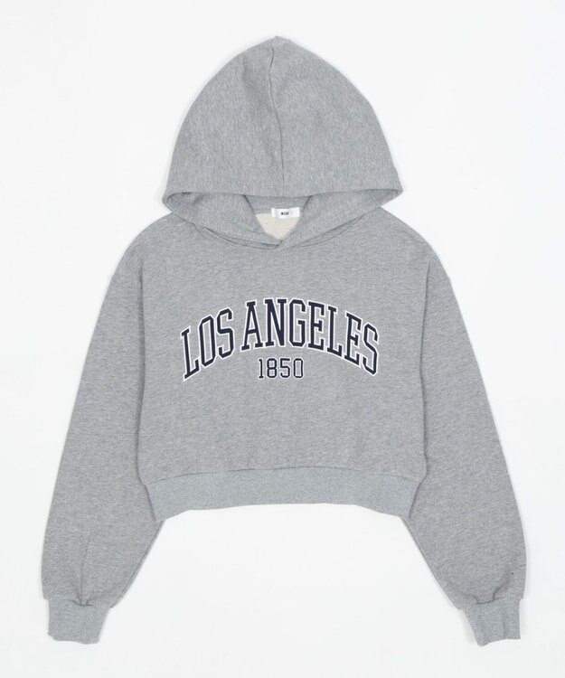 WEGO グラフィックショートプルパーカー グレーその他