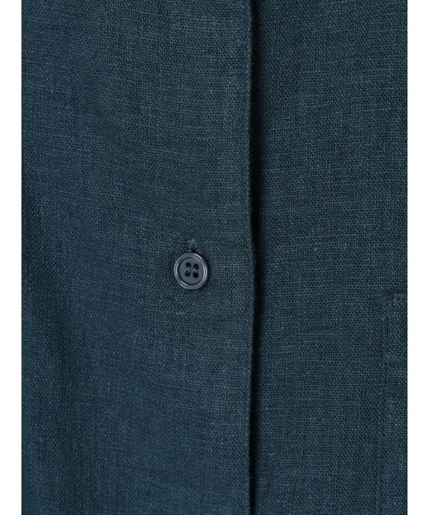 CRAFT STANDARD BOUTIQUE 【キナリノ別注】リネンレーヨンWポケットシャツ Navy