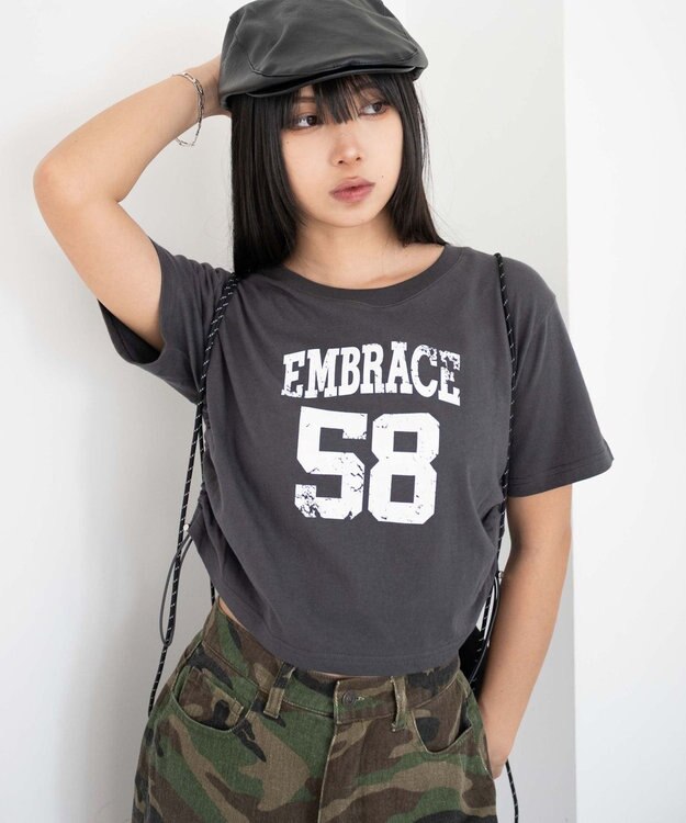 WEGO グラフィックドロストショートT 柄8