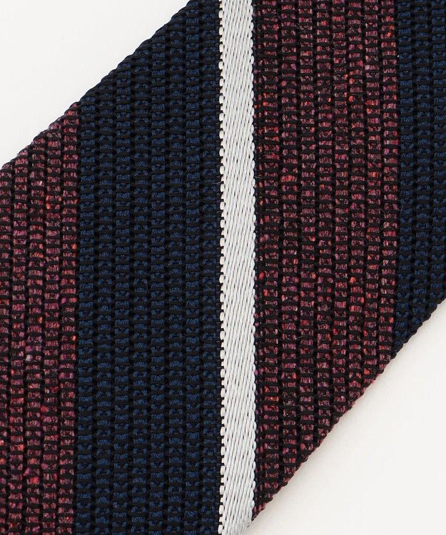 J.PRESS MEN 【KUSKA×J.PRESS ALL HANDMADE GRENADINE COLLECTION】レジメンタル ネクタイ ワイン系2