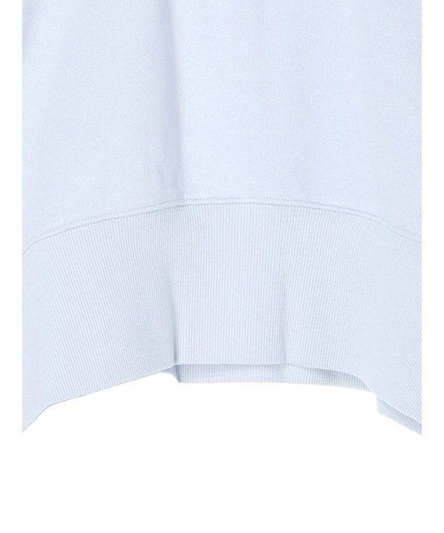 earth music&ecology ハーフジップショートプルオーバー Light Blue