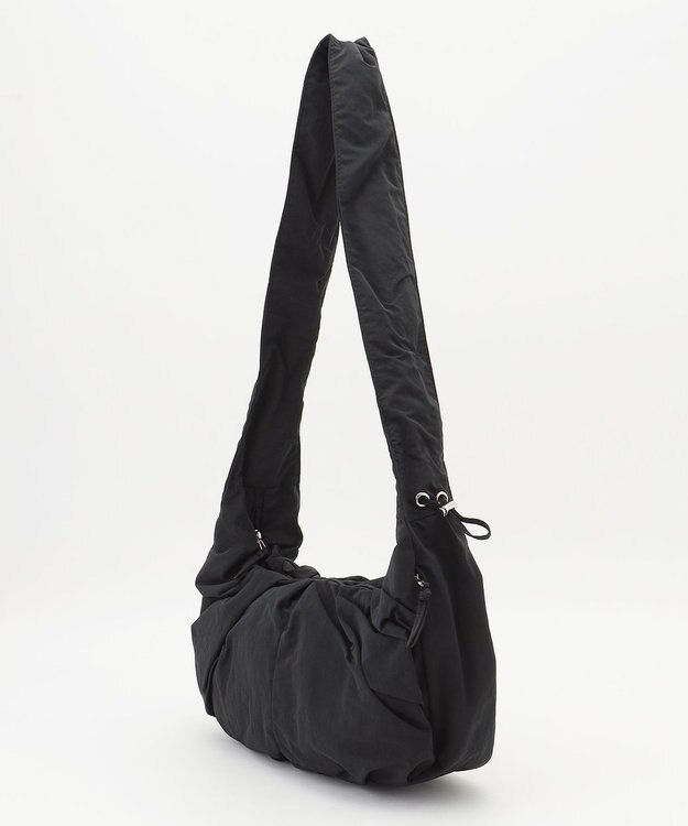 LA BAGAGERIE 【maison vert】 【軽量/多収納】ギャザーワンショルダー Large ブラック