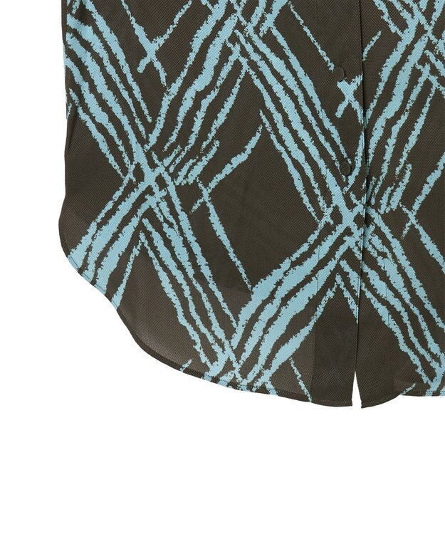 JOSEPH オープンウィーブ　ブラウス Palm Leaf/Chambray