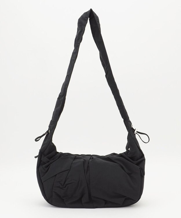 LA BAGAGERIE 【maison vert】 【軽量/多収納】ギャザーワンショルダー Large ブラック