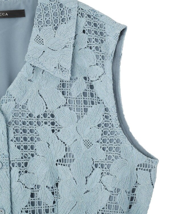 YECCA VECCA レースワンピース Blue