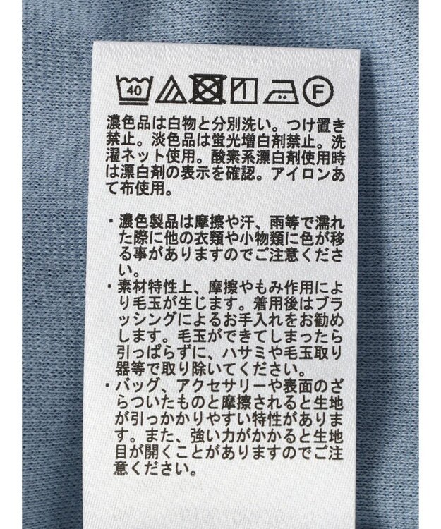 earth music&ecology フレア袖レースプルオーバー Sax