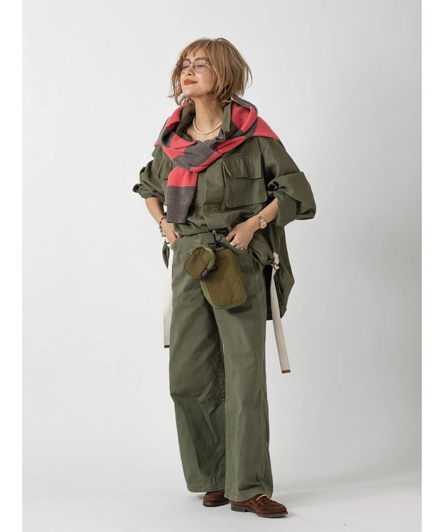 CRAFT STANDARD BOUTIQUE ＜PENDLETON × MARIE INABA＞ MULTI NECK POUCH Olive