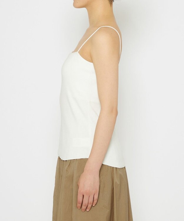 uncrave 【洗濯機洗い可】リブ カップ付き キャミソール（uncrave STANDARD） オフ