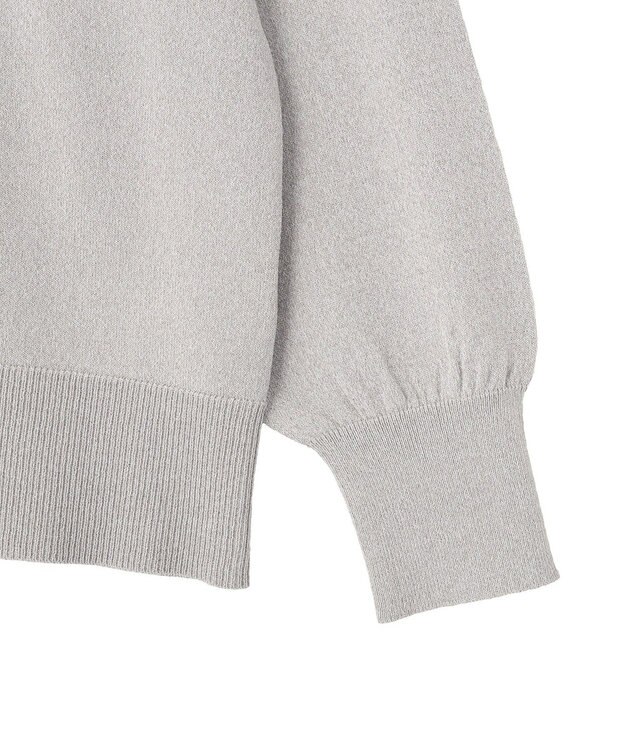 Green Parks ＶネックＺＩＰカーディガン Gray Mixture