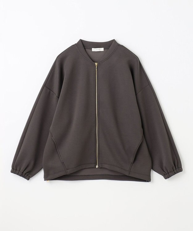 ANY 【洗濯機可】ダンボールジップブルゾン チャコール