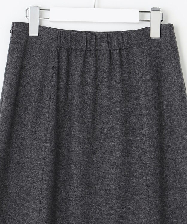 J.PRESS LADIES S アクアレジェンドウールジャージー スカート ライトグレー系