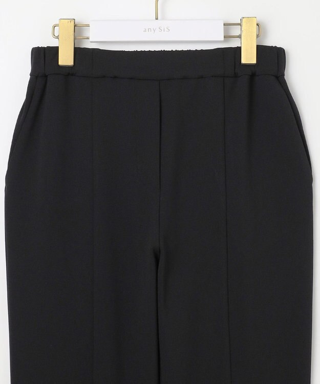 ANY SIS L 【WEB・一部店舗限定】ペプラムチュールコンビ セット ブラック