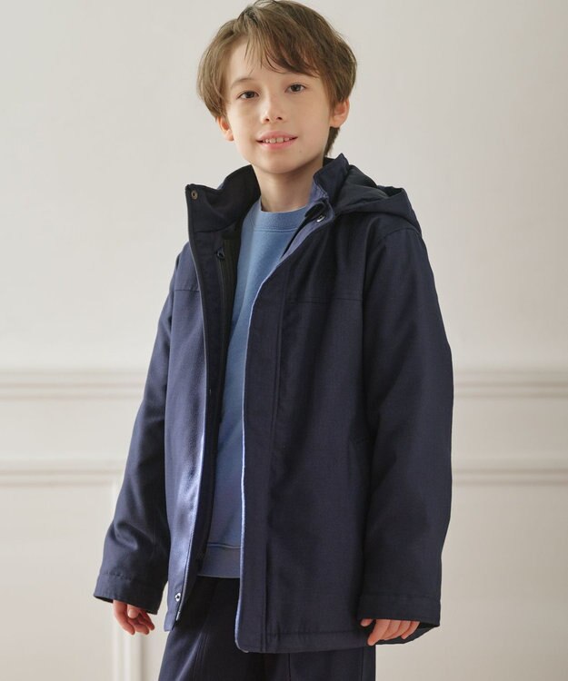 J.PRESS KIDS 【110-130cm】ライナー付き 3WAYコート ネイビー系