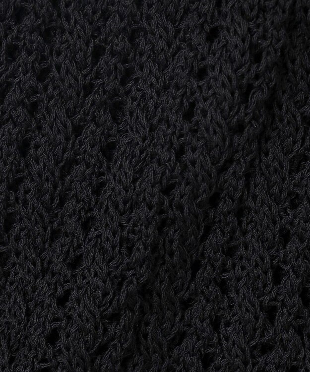 uncrave シースルーケーブルニット パンツ ブラック