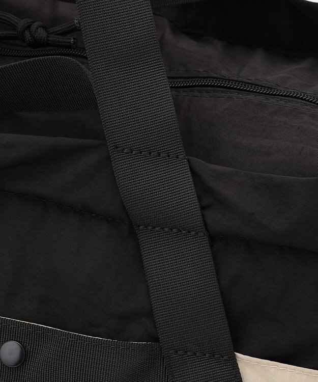 LA BAGAGERIE 【MONICA】ダブルハンドル　パッカブルビッグバッグ ベージュ