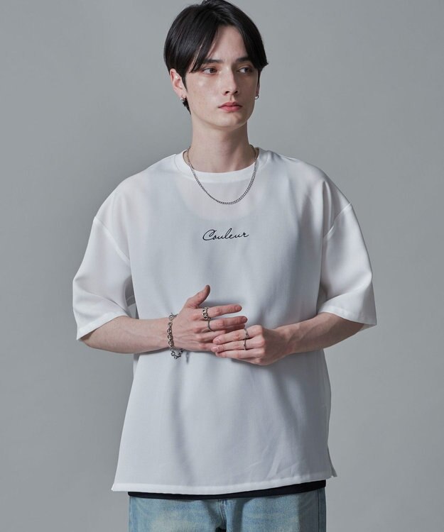 WEGO 【速乾/しわになりにくい/MLサイズ展開】ドライポリアンサンブルプルオーバー（SS） ホワイト